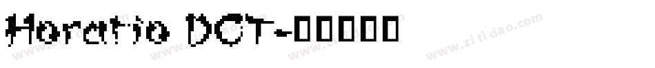 Horatio DOT字体转换